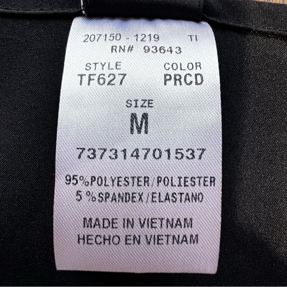 *SOLD*TOONIFORMS DISNEY Cinderella Dream Black V-Neck Scrub Top Shirt Medium NWT - Picture 5 of 9